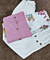 Rozey Rubi Cotton Digital Printed Kurti With Pant Dupatta Exporters In India  